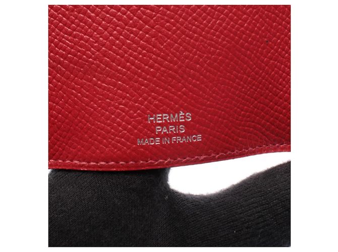 Estuche para llaves Bearn de Hermès en Burdeos Roja - vista 4