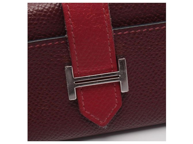 Estuche para llaves Bearn de Hermès en Burdeos Roja - vista 6