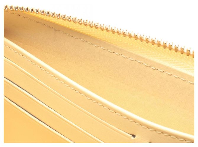 Zippy Cartera Larga de Cuero Louis Vuitton Crudo Amarillo - vista 5