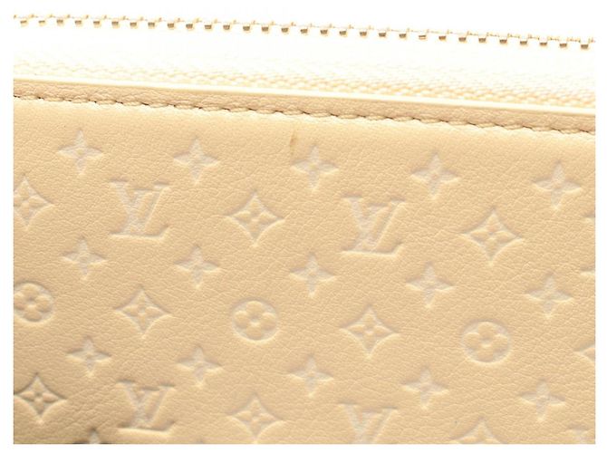 Zippy Cartera Larga de Cuero Louis Vuitton Crudo Amarillo - vista 6