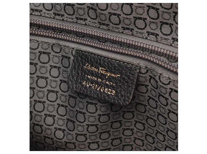 Bolso Gancini Salvatore Ferragamo Castaño - vista 4