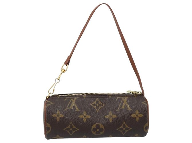 Pochette Papillon Monogram in Tela Mini Louis Vuitton Marrone - vista 2