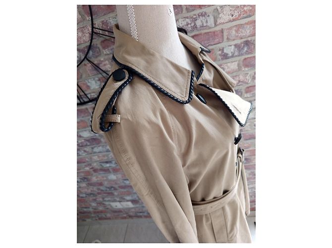 Gerard Darel Trench coat beige de algodón de Gérard Darel - vista 3