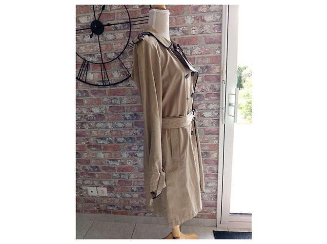Gerard Darel Trench coat beige de algodón de Gérard Darel - vista 4