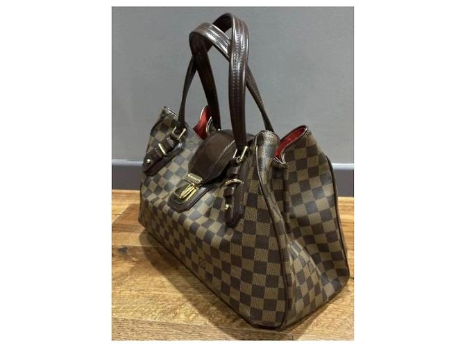 Borsa a mano Artsy MM Damier Ebene di Louis Vuitton Marrone - vista 12