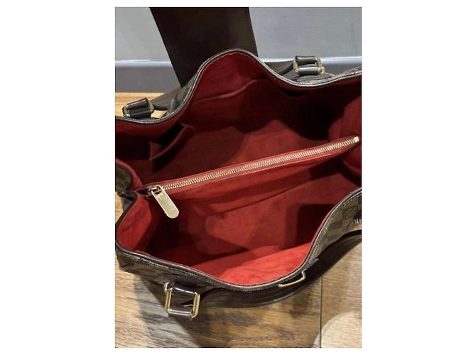 Borsa a mano Artsy MM Damier Ebene di Louis Vuitton Marrone - vista 5