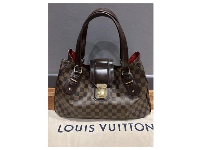 Borsa a mano Artsy MM Damier Ebene di Louis Vuitton Marrone - vista 7