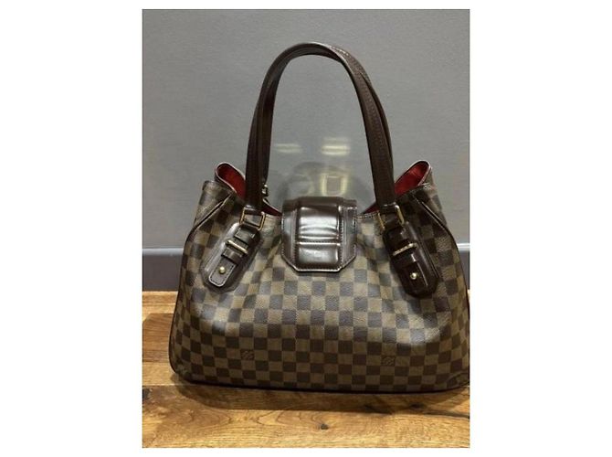 Borsa a mano Artsy MM Damier Ebene di Louis Vuitton Marrone - vista 9