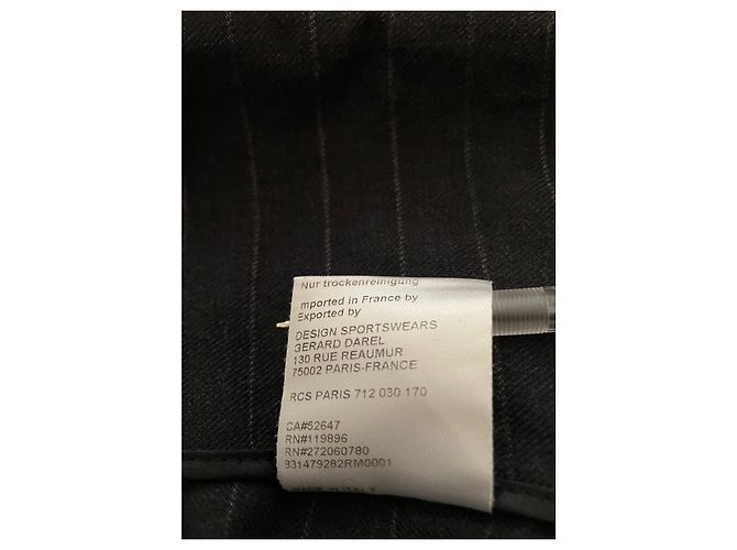 Gerard Darel Gestreifte Anzughose Gérard Darel ✨ Schwarz Anthrazitgrau - Ansicht 6