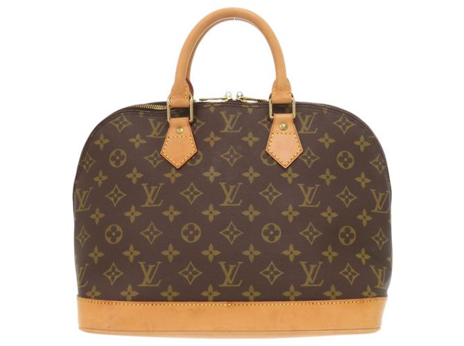 Borsa a mano Alma Monogram Louis Vuitton Marrone Monogramma - vista 2