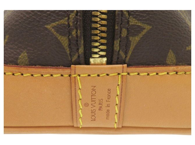Borsa a mano Alma Monogram Louis Vuitton Marrone Monogramma - vista 9