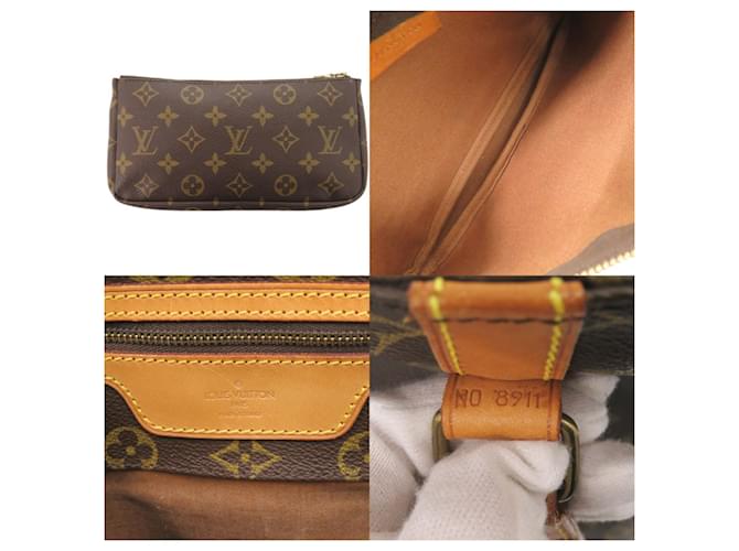 Louis Vuitton Monogram Einkaufstasche Braun Monogramm - Ansicht 9