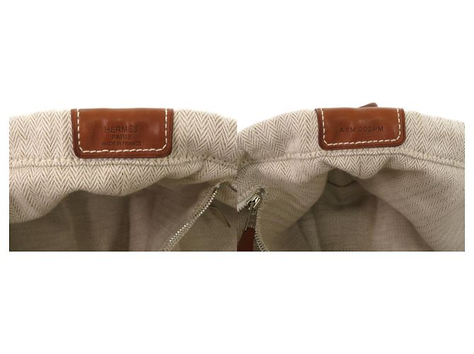 Borsa Hermès Fourby 25 all'interno della borsa Marrone Beige - vista 10