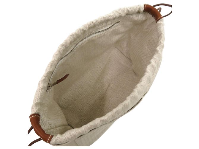 Borsa Hermès Fourby 25 all'interno della borsa Marrone Beige - vista 5