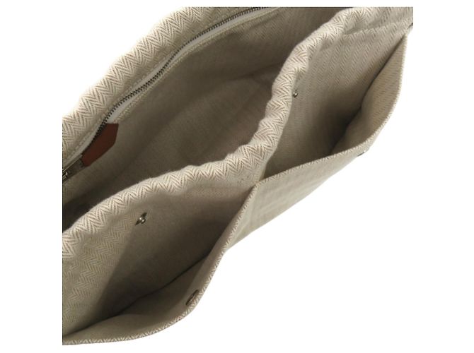 Borsa Hermès Fourby 25 all'interno della borsa Marrone Beige - vista 7