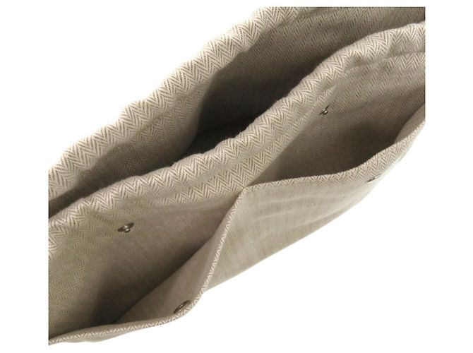 Borsa Hermès Fourby 25 all'interno della borsa Marrone Beige - vista 8