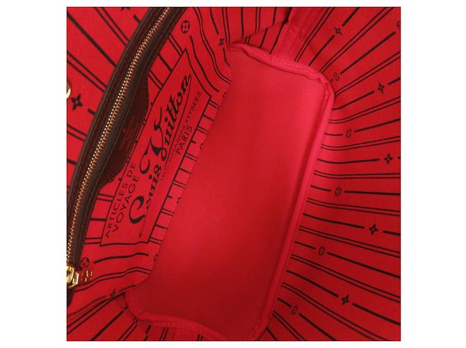 Borsa tote Louis Vuitton Neverfull PM Damier Cerise Fuschia Damier ebene - vista 5