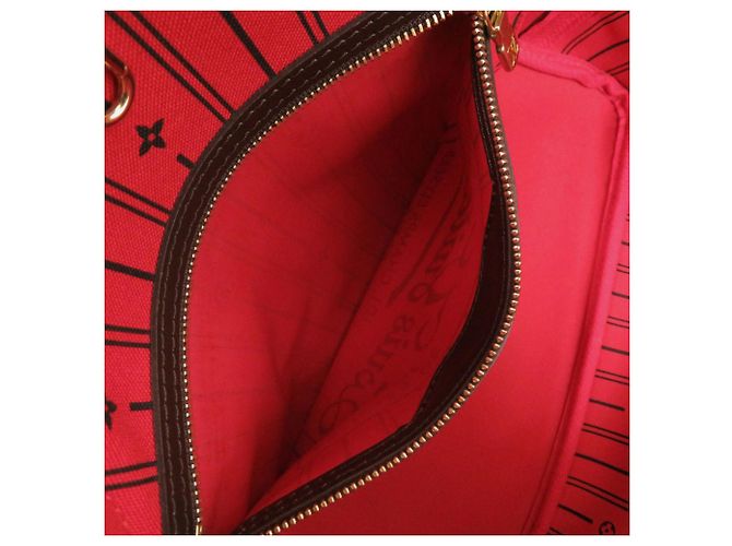Borsa tote Louis Vuitton Neverfull PM Damier Cerise Fuschia Damier ebene - vista 6