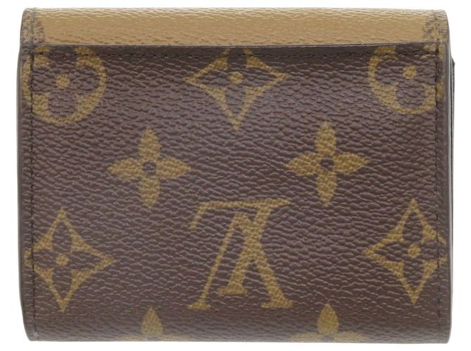 Cartera Zoe Tri-Fold Louis Vuitton Castaño Monograma - vista 3