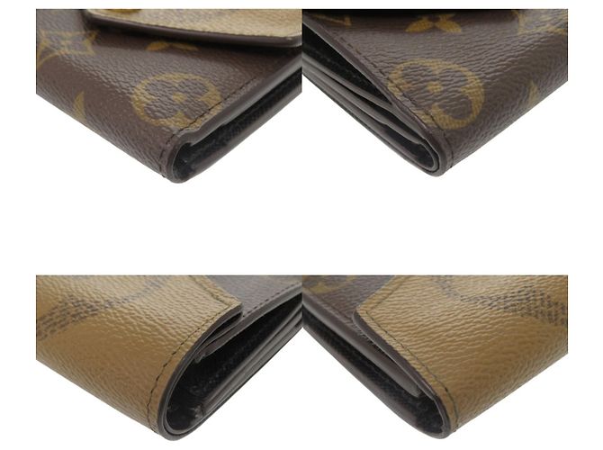 Cartera Zoe Tri-Fold Louis Vuitton Castaño Monograma - vista 5