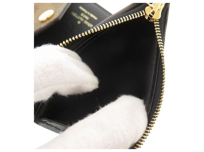 Cartera Zoe Tri-Fold Louis Vuitton Castaño Monograma - vista 8