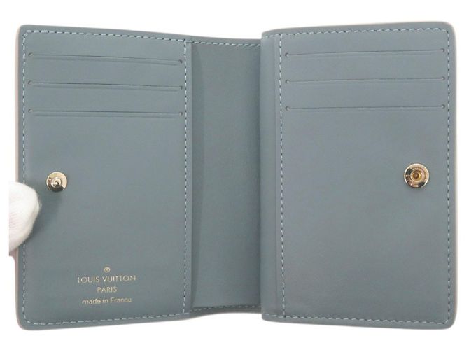 Cartera Claire Flight Mode Bi-Fold Louis Vuitton Rosa Azul - vista 6