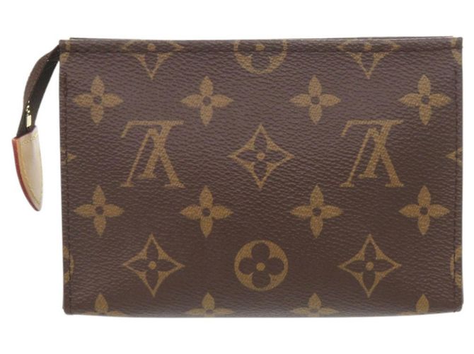 Pochette Toilette 15 Monogram Louis Vuitton Marrone Monogramma - vista 2