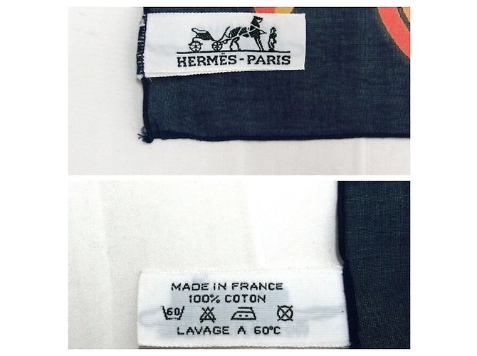Sciarpa Pareo Muffler Grande Gloria Soli di Hermès Blu Multicolore Arancione - vista 6