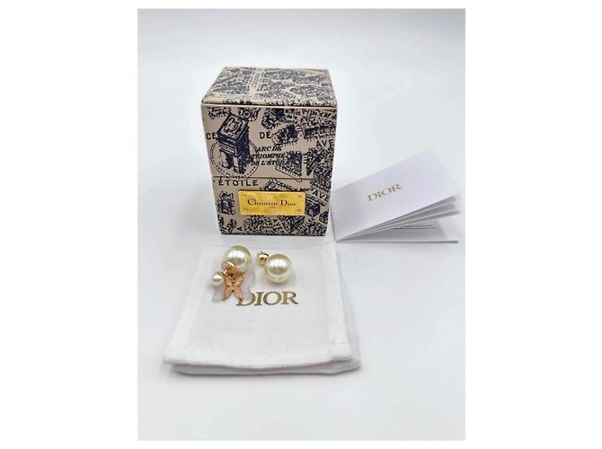 Christian Dior Gift box orecchini Dior Tribales Limited Edition, Bianco D'oro - vista 2