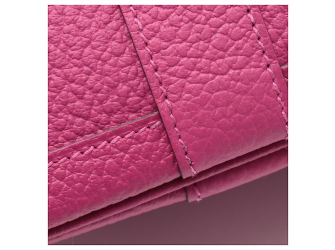 Borsa Tote Hermès Garden Party TPM Rosa Porpora - vista 7