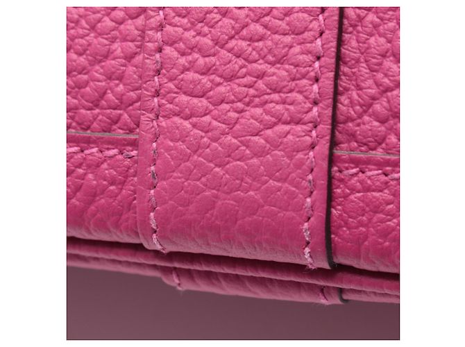 Borsa Tote Hermès Garden Party TPM Rosa Porpora - vista 8