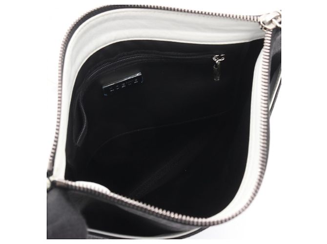 Borsa a Spalla Anagram Repeat di LOEWE Nero Bianco - vista 3