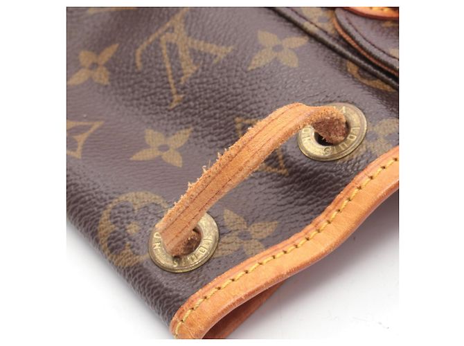 Zaino/borsa Mini Montsouris Louis Vuitton Marrone - vista 9