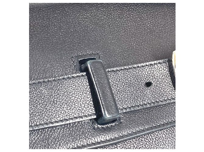 Borsa Etri Hermès in pelle nera Nero - vista 14