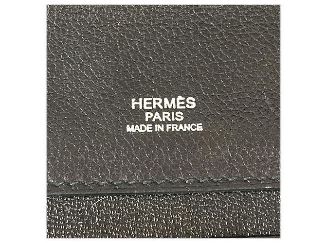 Borsa Etri Hermès in pelle nera Nero - vista 17