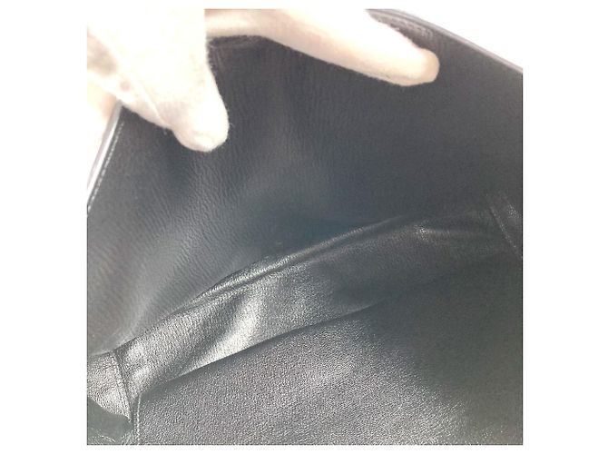 Borsa Etri Hermès in pelle nera Nero - vista 18