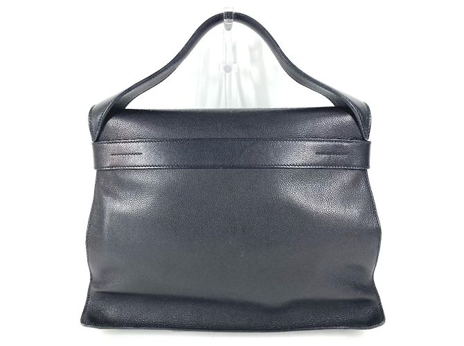Borsa Etri Hermès in pelle nera Nero - vista 2