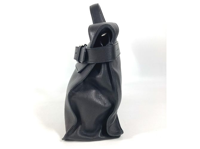 Borsa Etri Hermès in pelle nera Nero - vista 3