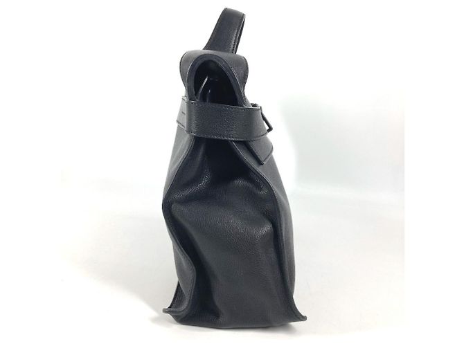 Borsa Etri Hermès in pelle nera Nero - vista 4
