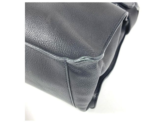 Borsa Etri Hermès in pelle nera Nero - vista 6