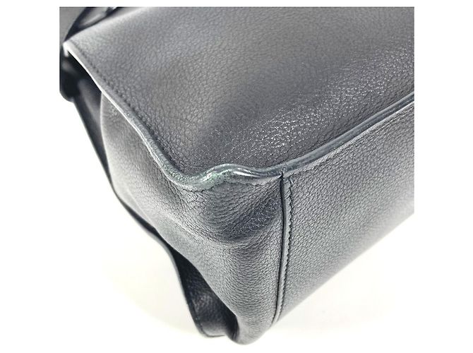Borsa Etri Hermès in pelle nera Nero - vista 7
