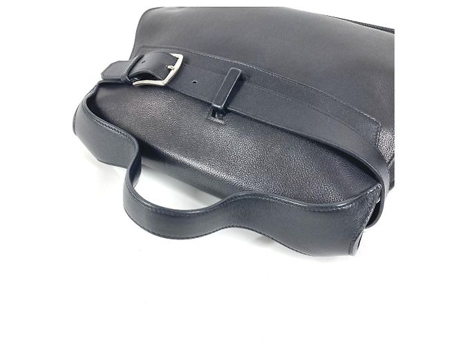 Borsa Etri Hermès in pelle nera Nero - vista 8