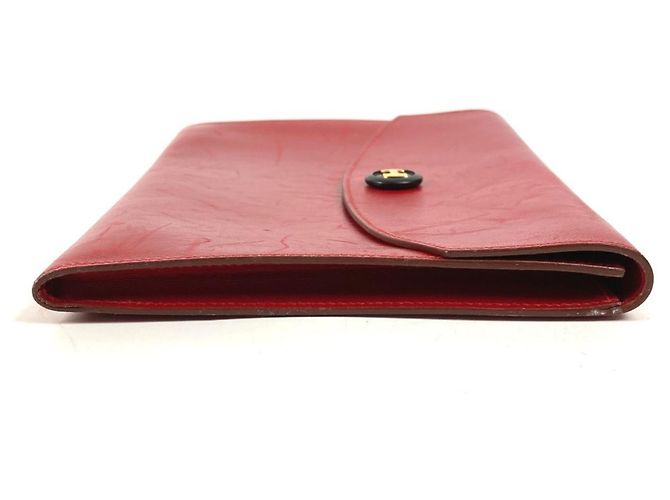 Hermès Hermes H Logo Vintage Pochette Rio Clutch Bag Red - Ansicht 3