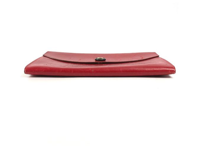 Hermès Hermes H Logo Vintage Pochette Rio Clutch Bag Red - Ansicht 5
