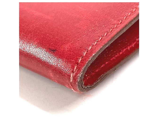 Hermès Hermes H Logo Vintage Pochette Rio Clutch Bag Red - Ansicht 6