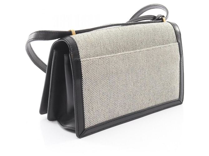 Borsa a Spalla Loewe Barcelona Nero Crudo - vista 2