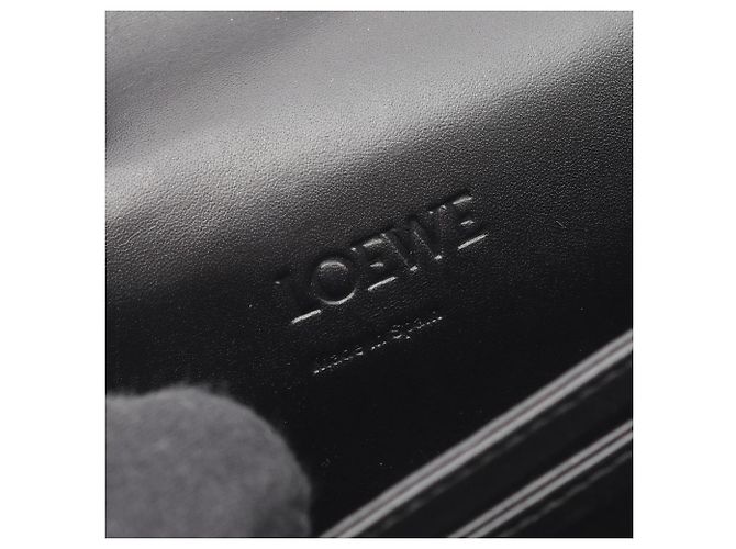 Borsa a Spalla Loewe Barcelona Nero Crudo - vista 4