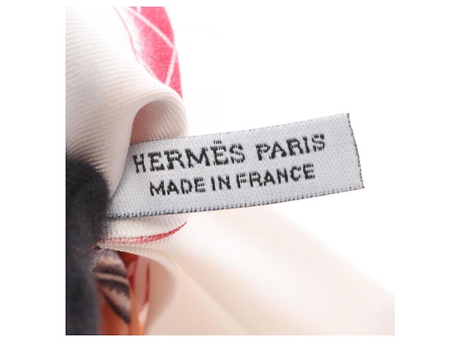 Hermès Bella Seidenschal Mehrfarben Orange - Ansicht 3