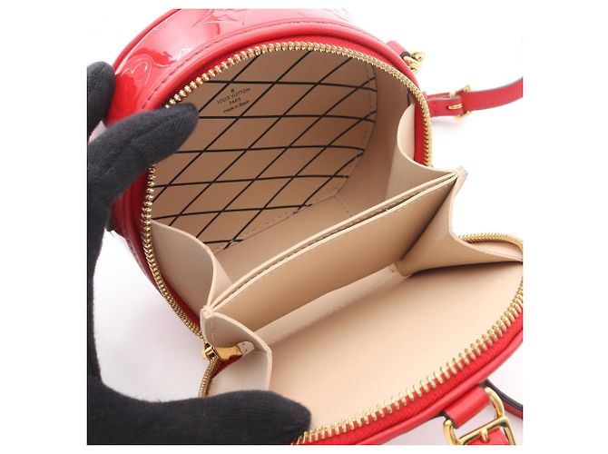 Borsa a Spalla Mini Boite Chapeau Louis Vuitton Rosso - vista 3
