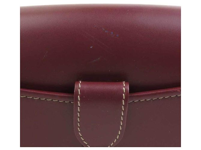 Borsa a spalla Cartier Must Line in pelle bordeaux Bordò - vista 11